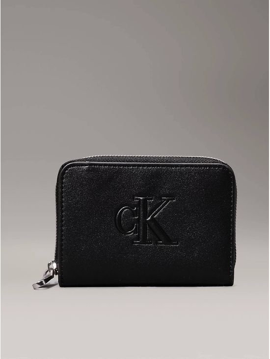 Cartera-Calvin-Klein-Monograma-Corta-Mujer-Negro