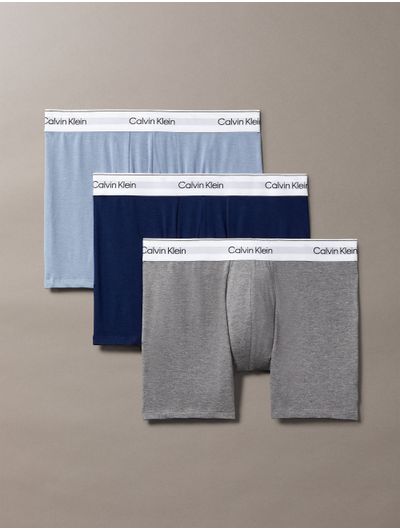 Boxers-Calvin-Klein-Modern-Cotton-Pack-de-3-Hombre-Azul
