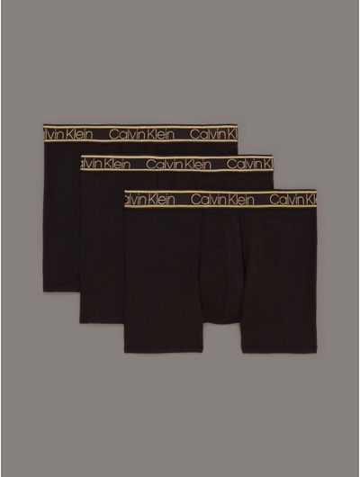 Briefs-Calvin-Klein-The-Ultimate-Comfort-Pack-de-3-Hombre-Negro