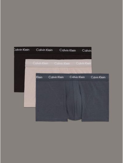 Trunks-Calvin-Klein-Cotton-Stretch-Pack-de-3-Hombre-Multicolor