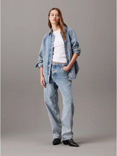 Sobrecamisa-Calvin-Klein-Denim-Relaxed-Mujer-Azul