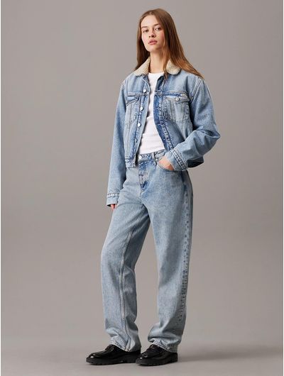 Chamarra-Calvin-Klein-Denim-Sherpa-Mujer-Azul