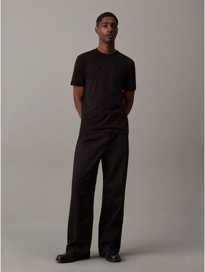 Playera-Calvin-Klein-Logo-Bordado-Hombre-Negro