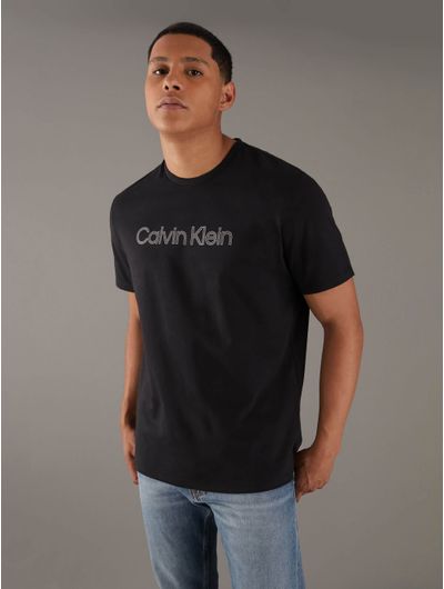 Playera-Calvin-Klein-con-Logo-Estampado-Hombre-Negro