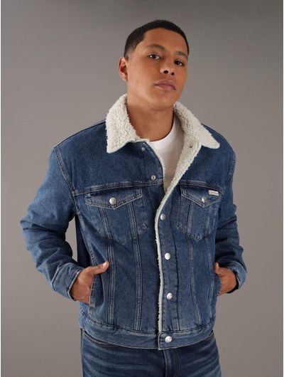 Chamarra-Calvin-Klein-Denim-Hombre-Azul