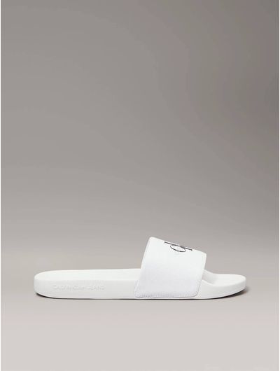 Sandalias-Calvin-Klein-de-Lona-Monologo-Mujer-Blanco