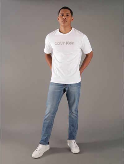 Playera-Calvin-Klein-con-Logo-Estampado-Hombre-Blanco