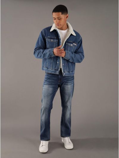 Chamarra-Calvin-Klein-Denim-Hombre-Azul