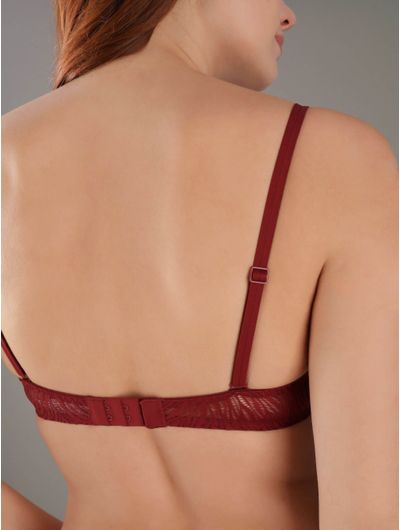 Brasier-Calvin-Klein-Demi-Unlined-Mujer-Rojo