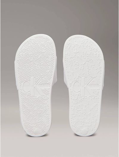 Sandalias-Calvin-Klein-de-Lona-Monologo-Mujer-Blanco