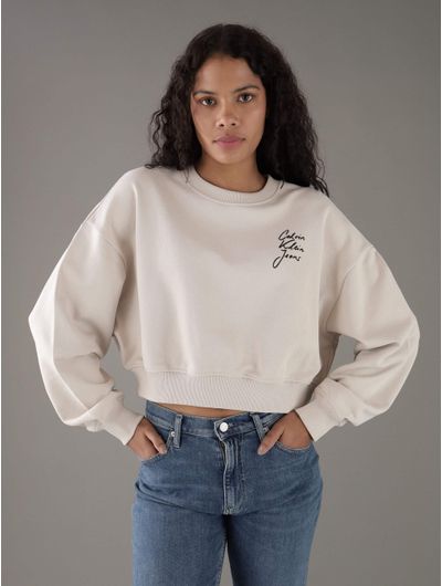 sudadera-calvin-klein-con-diseño-estampado-mujer-beige