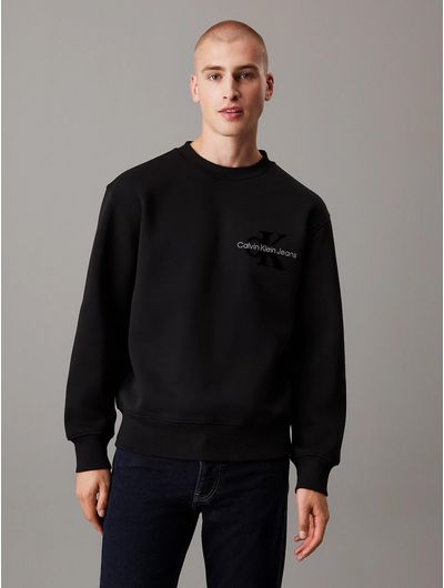 sudadera-calvin-klein-monologo-hombre-negro