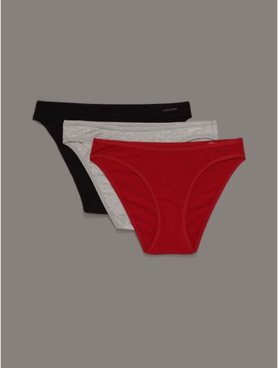 bikinis-calvin-klein-ideal-cotton-pack-de-3-mujer-multicolor