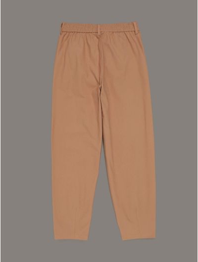 pantalon-calvin-klein-monograma-bordado-niña-cafe