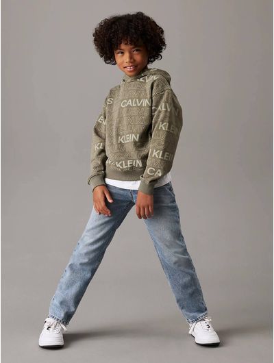 sudadera-calvin-klein-con-capucha-niño-verde
