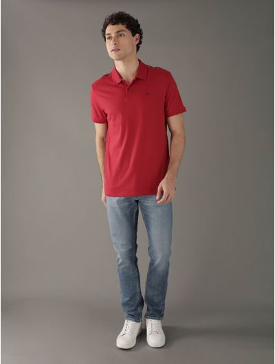 polo-calvin-klein-con-monograma-bordado-hombre-rojo