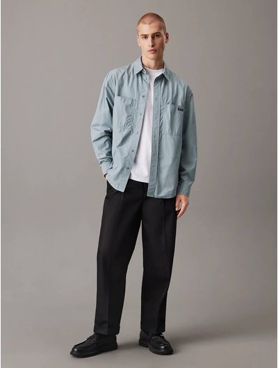 camisa-calvin-klein-popelina-hombre-azul