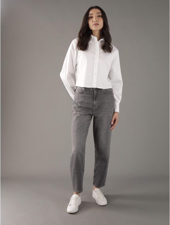 blusa-calvin-klein-con-acabado-liso-mujer-blanco