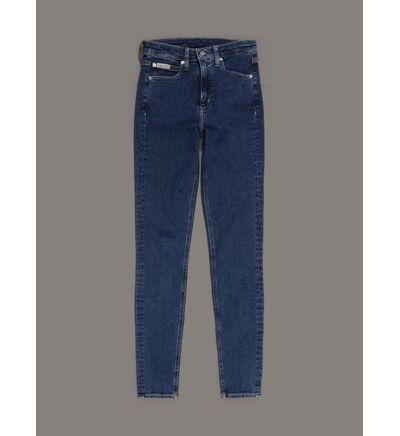 Jeans Calvin Klein High Rise Skinny Mujer Azul Jeans Calvin