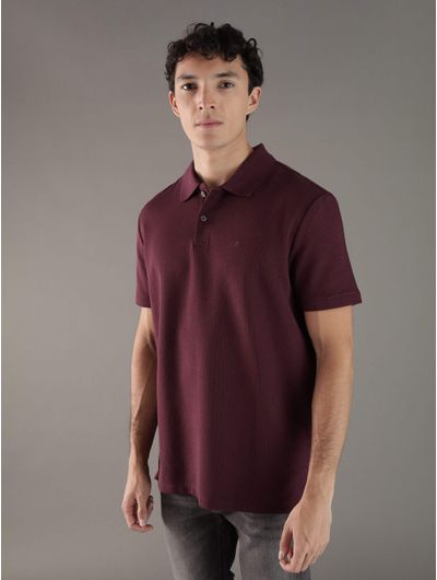 Polo-Calvin-Klein-con-Monograma-Bordado-Hombre-Morado