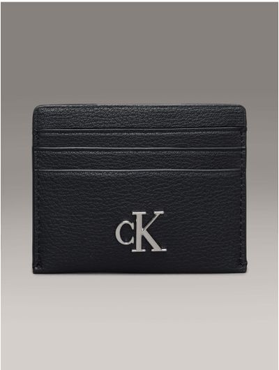 Tarjetero-Calvin-Klein-con-Placa-Monograma-Mujer-Negro
