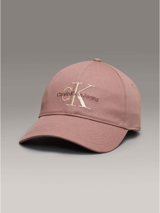 Gorra-Calvin-Klein-Monologo-Bordado-Cafe