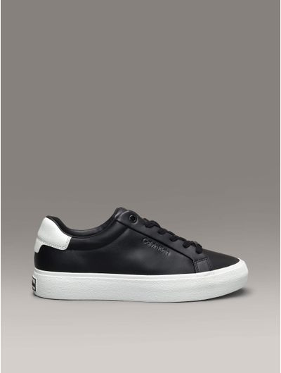 Tenis-Calvin-Klein-Logotipo-Mujer-Negro