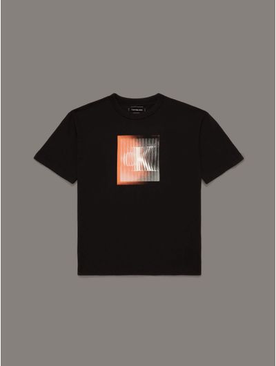 Playera-Calvin-Klein-Monograma-Niño-Negro