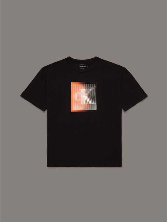 Playera-Calvin-Klein-Monograma-Niño-Negro