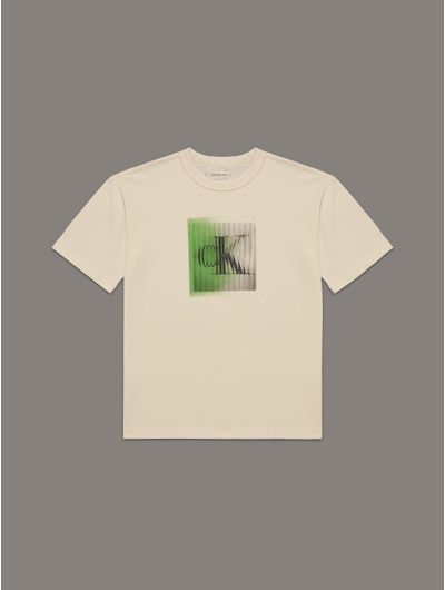 Playera-Calvin-Klein-Monograma-Niño-Beige