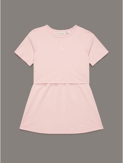 Vestido-Calvin-Klein-Monologo-en-Pecho-Niña-Rosa