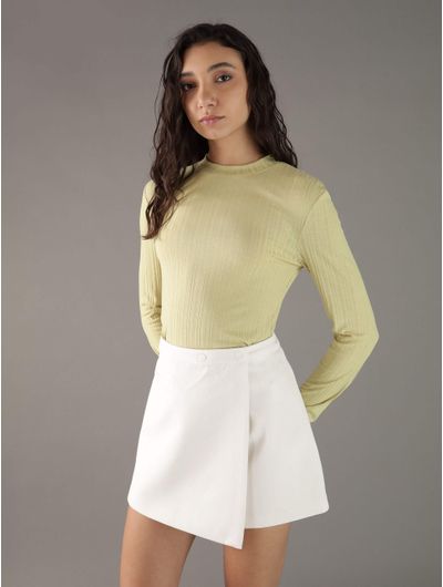 Blusa-Calvin-Klein-con-Monograma-Bordado-Mujer-Amarillo