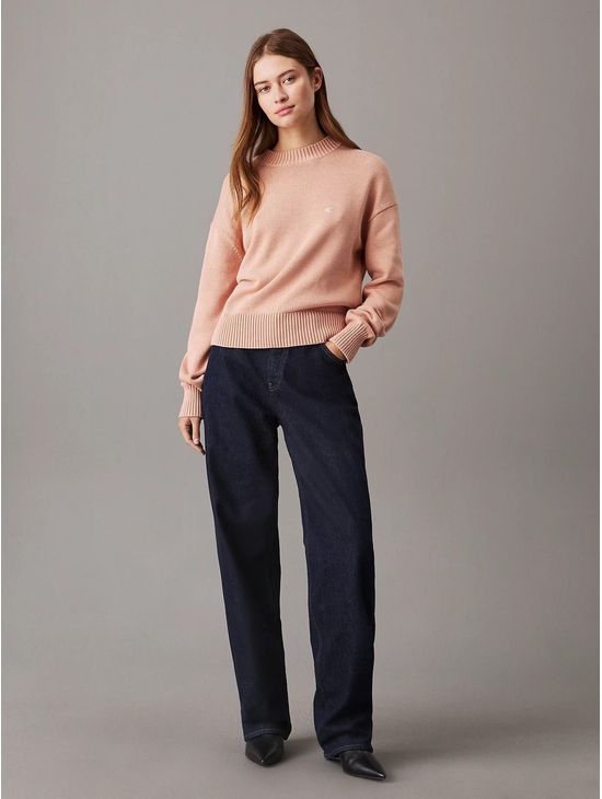 Sueter-Calvin-Klein-Monograma-Mujer-Rosa
