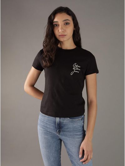 Playera-Calvin-Klein-con-Logotipo-Mujer-Negro