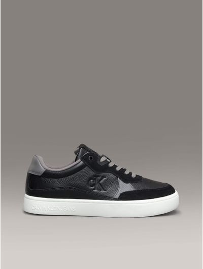 Tenis-Calvin-Klein-Monograma-Hombre-Negro