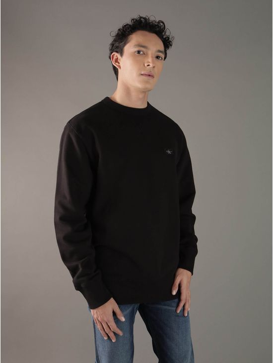 Sudadera-Calvin-Klein-Monologo-en-Placa-Hombre-Negro