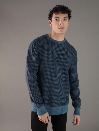 Sueter-Calvin-Klein-Texturizado-Hombre-Azul