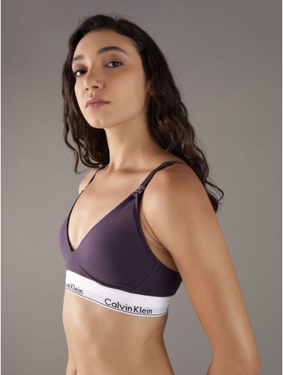 Brasier-Calvin-Klein-Modern-Cotton-Maternity-Mujer-Morado