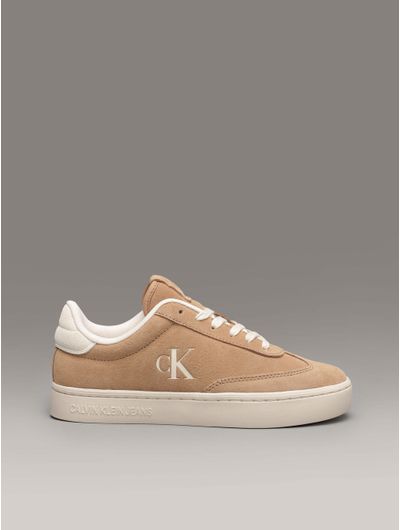 Tenis-Calvin-Klein-Monograma-Mujer-Cafe