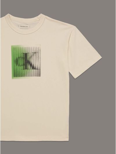 Playera-Calvin-Klein-Monograma-Niño-Beige