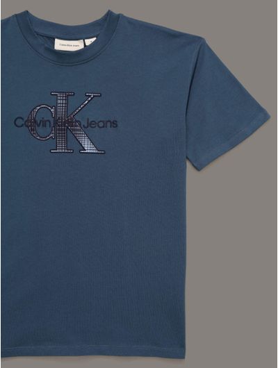 Playera-Calvin-Klein-Monologo-Bordado-Niño-Azul