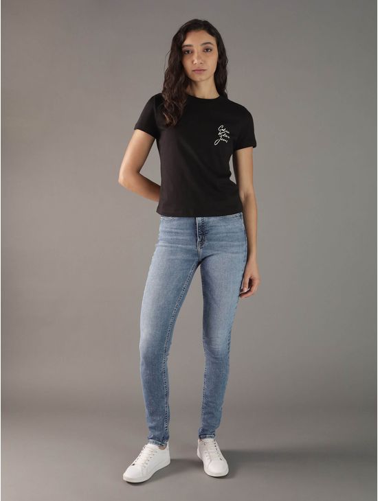 Playera-Calvin-Klein-con-Logotipo-Mujer-Negro