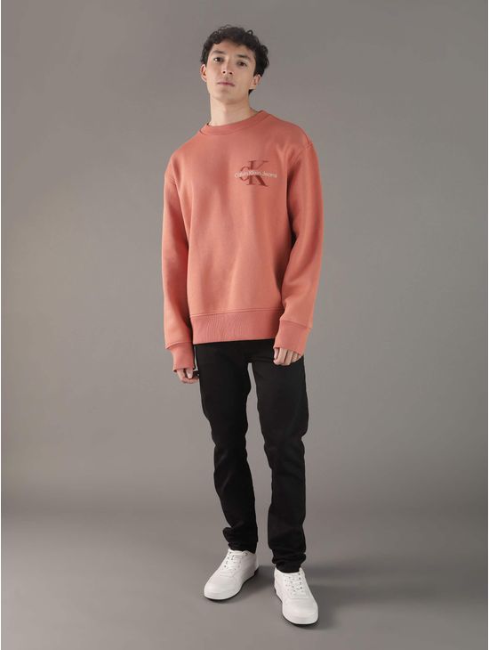 Sudadera-Calvin-Klein-con-Monologo-Hombre-Naranja