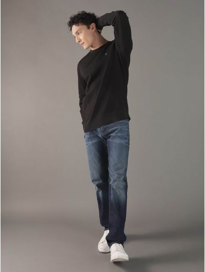 Playera-Calvin-Klein-Monograma-Bordado-Hombre-Negro