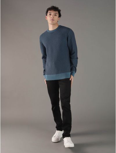 Sueter-Calvin-Klein-Texturizado-Hombre-Azul
