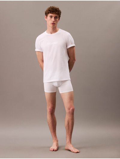 Playera-Calvin-Klein-de-Pijama-Logo-Hombre-Blanco