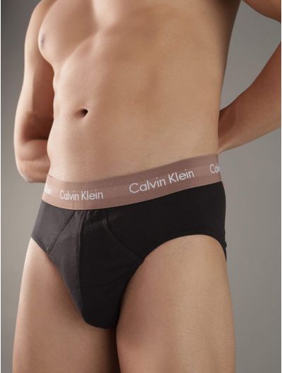 Briefs-Calvin-Klein-Cotton-Stretch-Pack-de-3-Hombre-Negro