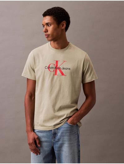 Playera-Calvin-Klein-Monologo-Hombre-Verde