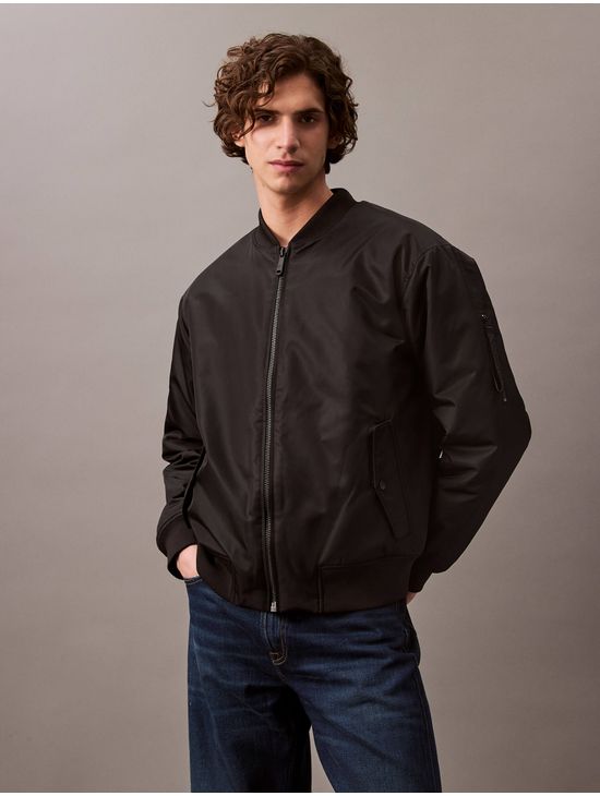 Chamarra-Calvin-Klein-Bomber-Hombre-Negro
