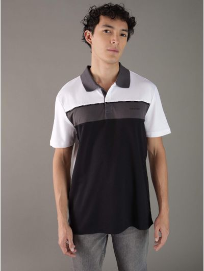 Polo-Calvin-Klein-con-Logo-Hombre-Multicolor